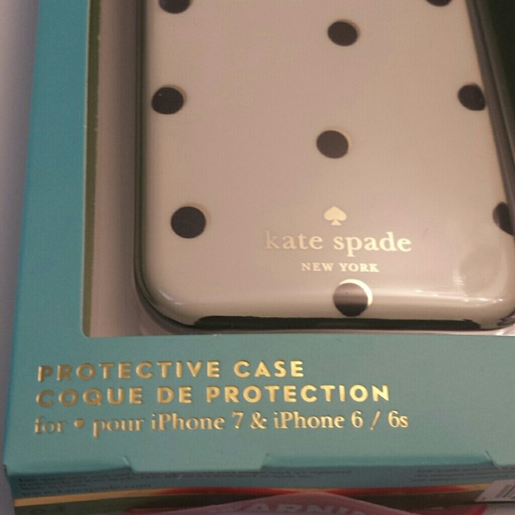 Kate Spade Black Dot IPhone 8 Case - Picture 2 of 5